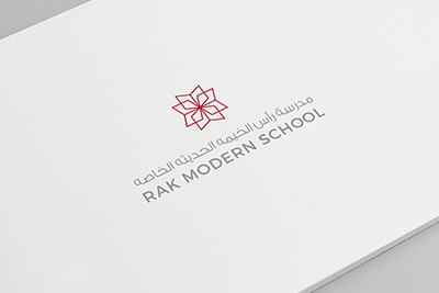 RAK school logo design