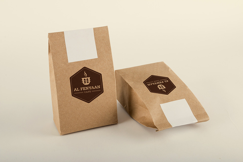 AF coffee shop dubai branding