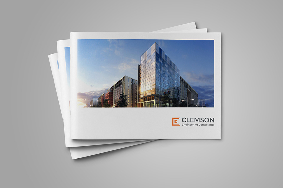 clemson engineering dubai brochure design