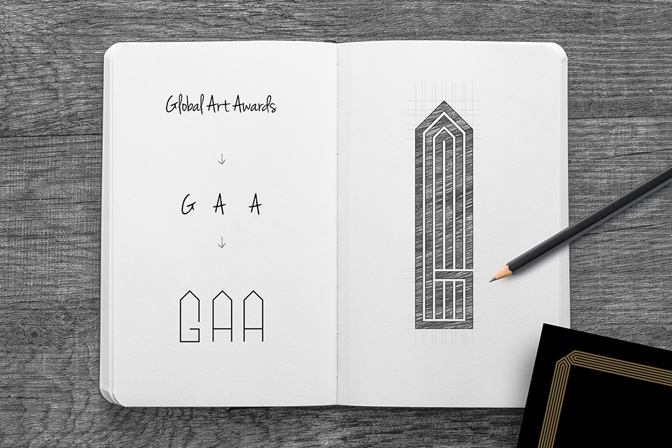 GAA logo design process