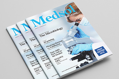 Medsol dubai magazine design