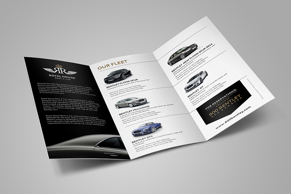 rh dubai brochure design