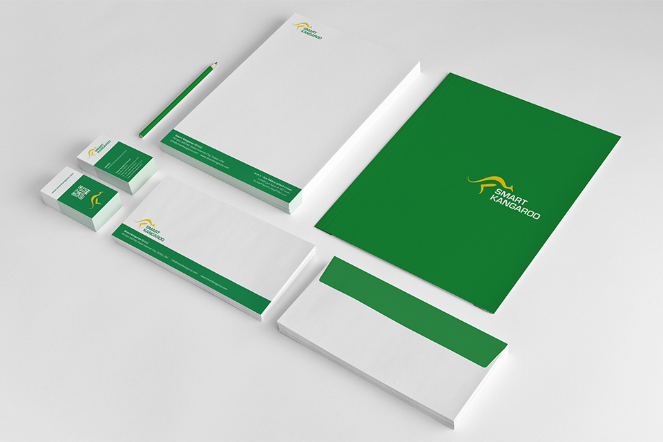 sk dubai corporate identity design